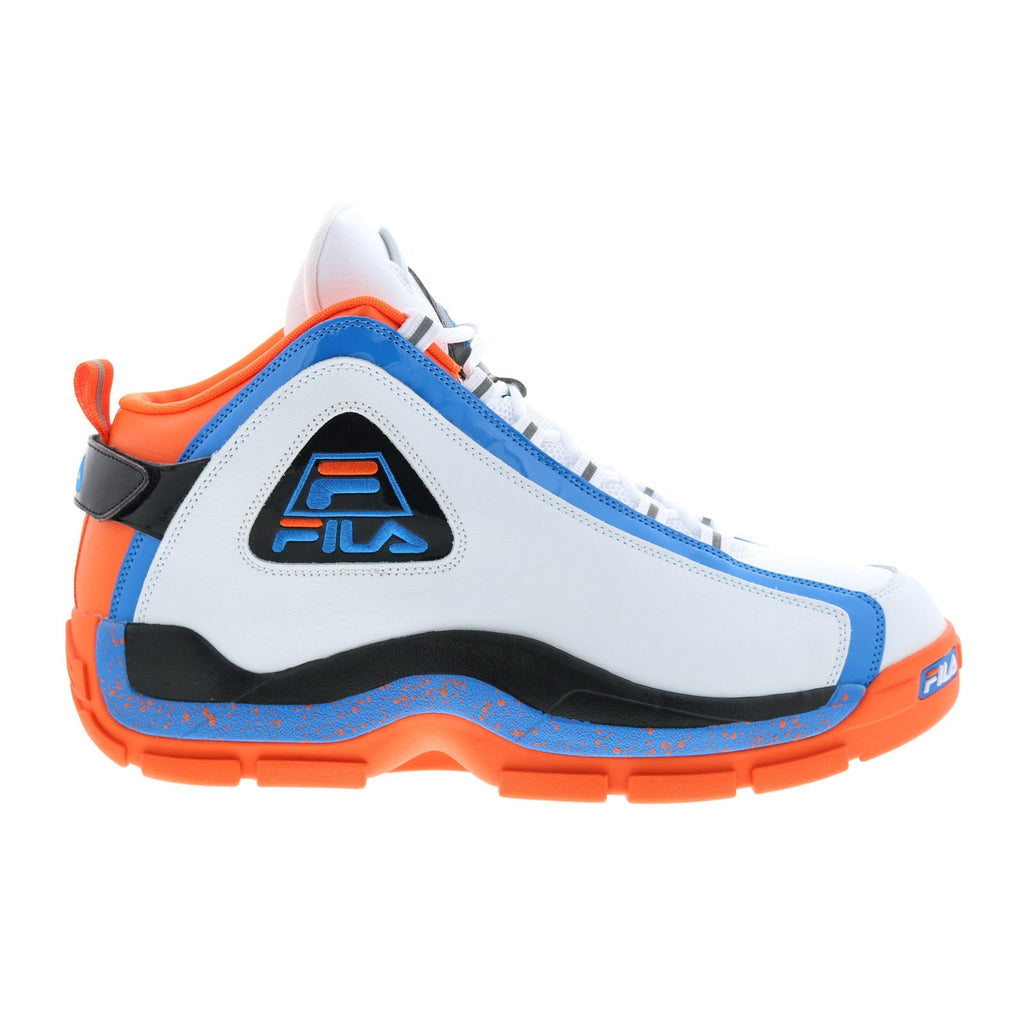 NWT FILA 96 GRANT HILL 2 NEW YORK KNICKS BASKETBALL SHOES BLUE ORANGE SUEDE  $249