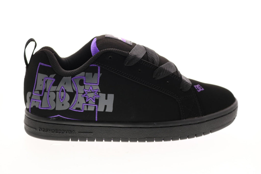 DC Black Sabbath CT Graffik Mens Black Nubuck Collaboration Sneakers