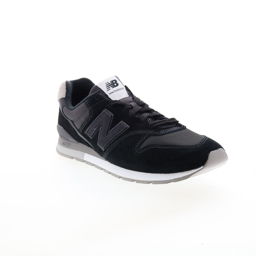 New Balance 996 CM996RH2 Mens Black Suede Lace Up Lifestyle Sneakers Shoes