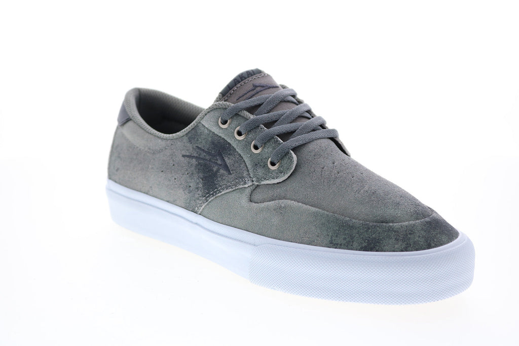 Lakai Riley 3 MS4210094A00 Mens Gray Suede Skate Inspired Sneakers