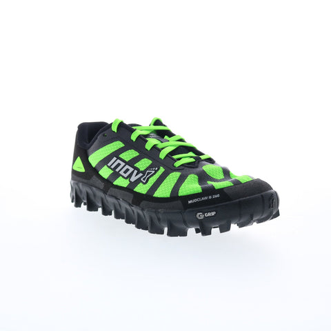 Inov-8 Mudclaw G 260 V2 000945-BKGN Womens Black Mesh Athletic Hiking Shoes