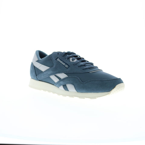 Blue fashion suede reebok classics