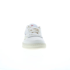 Reebok Club C 85 Vintage Mens Beige Leather Lace Up Lifestyle Sneakers Shoes