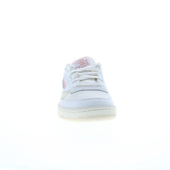 Reebok Club C 85 Vintage Mens Beige Leather Lace Up Lifestyle Sneakers Shoes