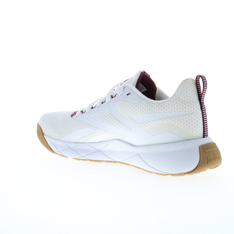 Reebok NFX Trainer Mens Beige Canvas Lace Up Athletic Cross Training Shoes