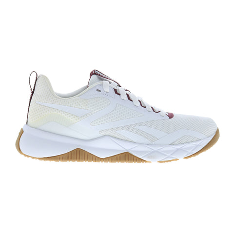Reebok NFX Trainer Mens White Canvas Lace Up Athletic Cross Training Shoes
