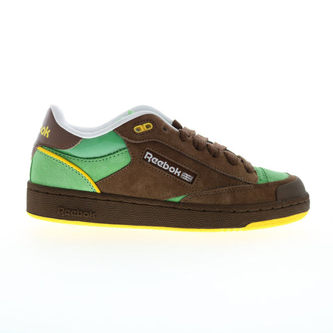 Reebok Club C Bulc Mens Brown Suede Lace Up Lifestyle Sneakers Shoes