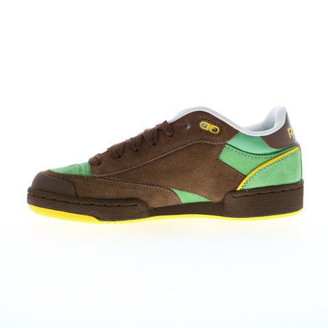Reebok Club C Bulc Mens Brown Suede Lace Up Lifestyle Sneakers Shoes