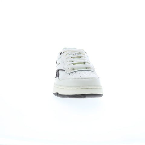 Reebok BB 4000 II Mens Beige Leather Lace Up Lifestyle Sneakers Shoes
