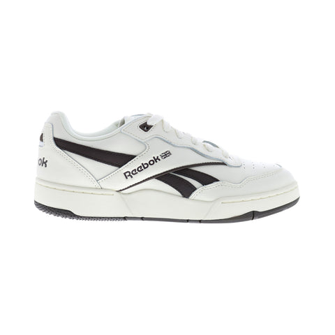 Reebok BB 4000 II Mens White Leather Lace Up Lifestyle Sneakers Shoes