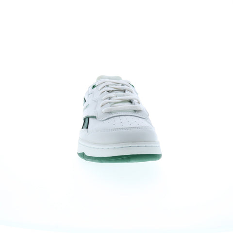 Reebok BB 4000 II Mens White Leather Lace Up Lifestyle Sneakers Shoes
