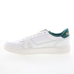 Reebok LT Court Mens White Leather Lace Up Lifestyle Sneakers Shoes