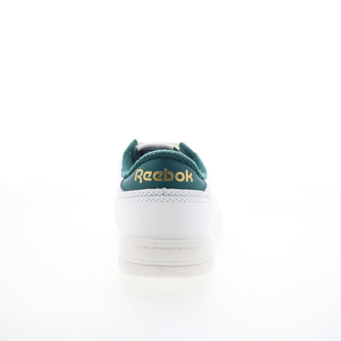 Reebok LT Court Mens White Leather Lace Up Lifestyle Sneakers Shoes