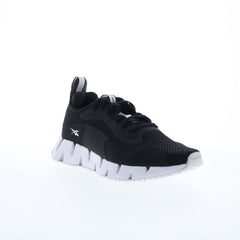 Reebok Zig Dynamica CL Womens Black Canvas Lace Up Lifestyle Sneakers Shoes