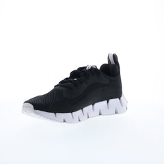 Reebok Zig Dynamica CL Womens Black Canvas Lace Up Lifestyle Sneakers Shoes
