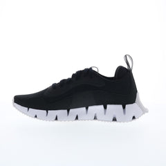 Reebok Zig Dynamica CL Womens Black Canvas Lace Up Lifestyle Sneakers Shoes