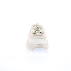 Reebok Classic Nylon Mens Beige Suede Lace Up Lifestyle Sneakers Shoes