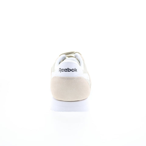 Reebok Classic Nylon Mens Beige Suede Lace Up Lifestyle Sneakers Shoes