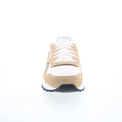 Reebok Glide Mens Beige Suede Lace Up Lifestyle Sneakers Shoes