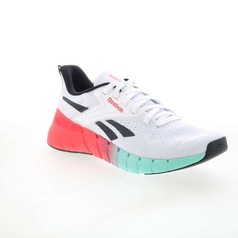 Reebok Nano Gym Mens White Mesh Lace Up Athletic Cross Training Shoes