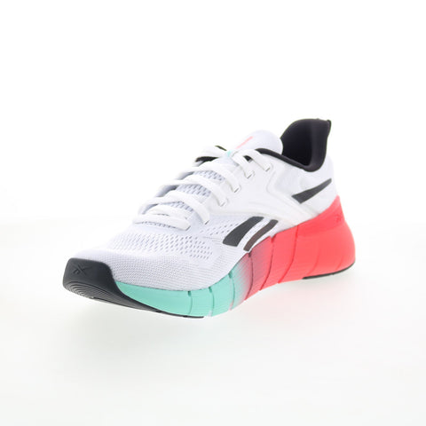 Reebok Nano Gym Mens White Mesh Lace Up Athletic Cross Training Shoes