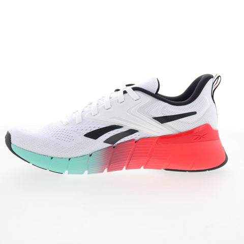 Reebok Nano Gym Mens White Mesh Lace Up Athletic Cross Training Shoes