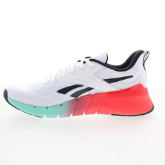 Reebok Nano Gym Mens White Mesh Lace Up Athletic Cross Training Shoes