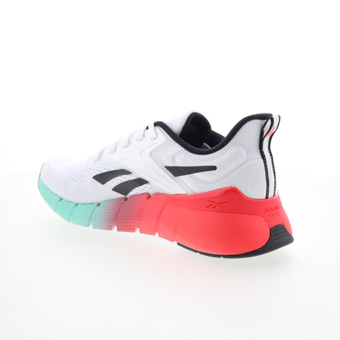 Reebok Nano Gym Mens White Mesh Lace Up Athletic Cross Training Shoes