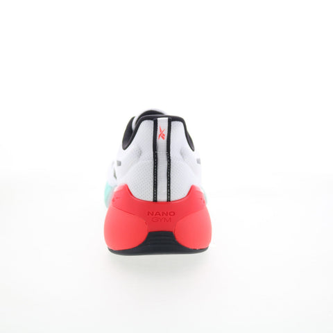 Reebok Nano Gym Mens White Mesh Lace Up Athletic Cross Training Shoes