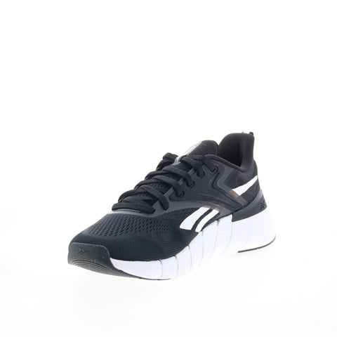 Reebok Nano Gym Mens Black Mesh Lace Up Athletic Cross Training Shoes