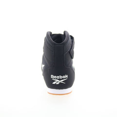 Reebok Boxing Mid Mens Black Synthetic Lace Up Athletic Boxing Shoes