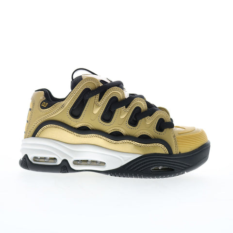 Osiris D3 2001 1141 2901 Mens Gold Synthetic Skate Inspired Sneakers Shoes