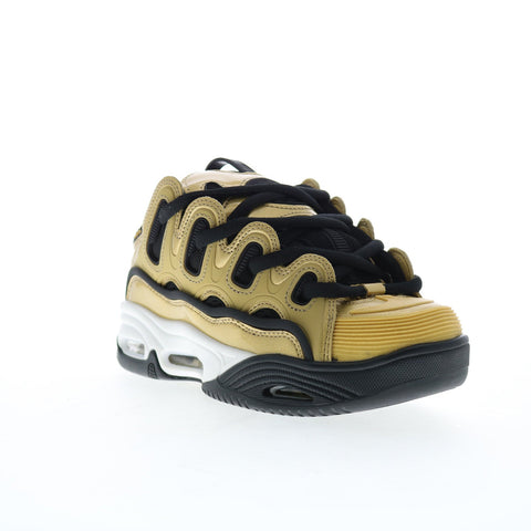 Osiris D3 2001 1141 2901 Mens Gold Synthetic Skate Inspired Sneakers Shoes