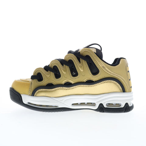 Osiris D3 2001 1141 2901 Mens Gold Synthetic Skate Inspired Sneakers Shoes