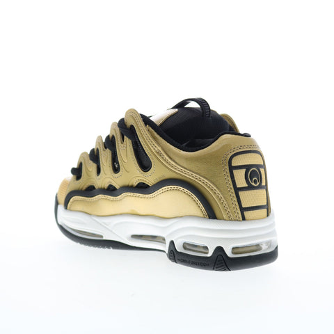 Osiris D3 2001 1141 2901 Mens Gold Synthetic Skate Inspired Sneakers Shoes