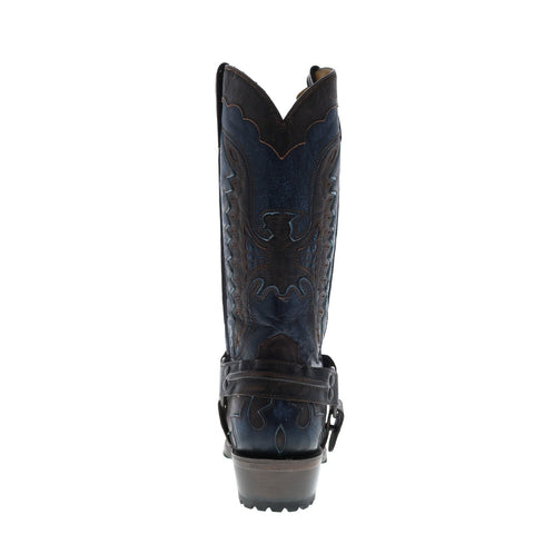 Stetson Outlaw Lug Eagle Mens Brown Leather Cowboy Western Boots
