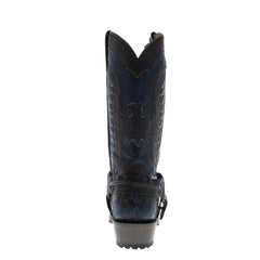 Stetson Outlaw Lug Eagle Mens Brown Leather Cowboy Western Boots