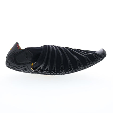 Vibram Furoshiki 18WAD06 Womens Black Canvas Strap Lifestyle Sneakers Shoes