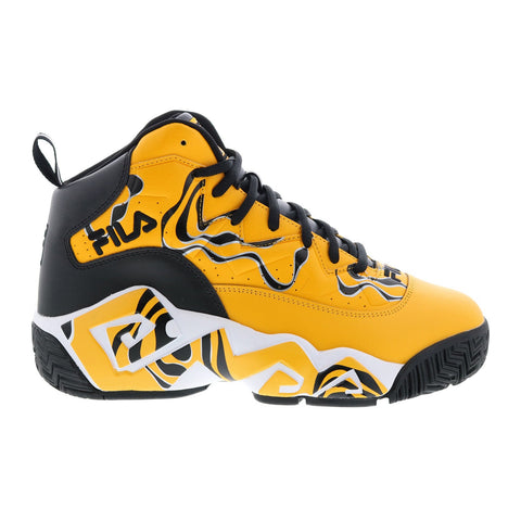 Fila MB 1BM01795-702 Mens Yellow Leather Lace Up Lifestyle Sneakers Shoes