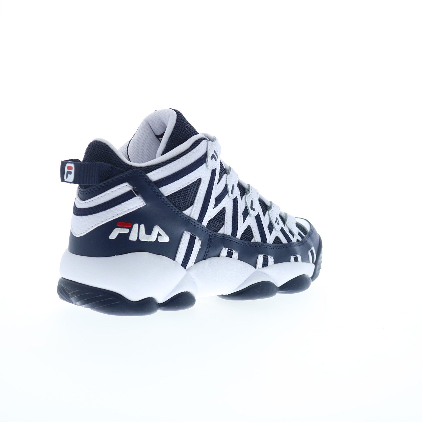 Fila Men s Stackhouse Spaghetti Shoes 422 Navy White Red Size 10