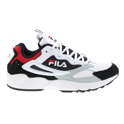 Fila Dryft 1RM01200 102 Mens White Leather Lace Up Lifestyle Sneakers Ruze Shoes