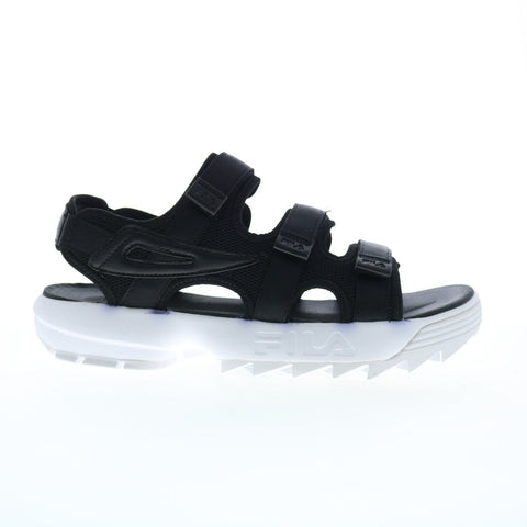 Fila disruptor black sandals hotsell