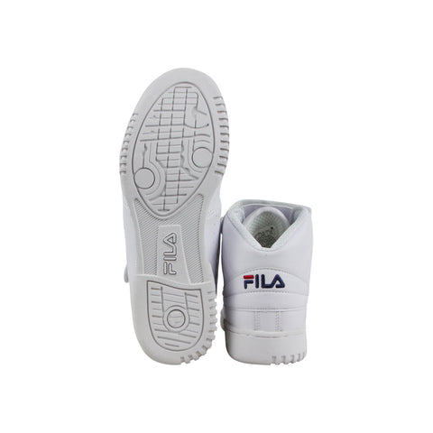 Fila F-13 V Smooth 1VF060LX-100 Mens White Leather Lifestyle Sneakers Shoes