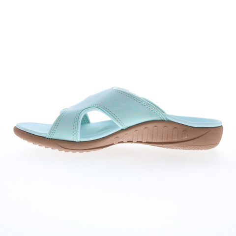 Spenco Kholo Boheme 20282 Womens Blue Synthetic Strap Slides Sandals Shoes