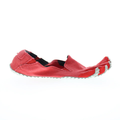 Vibram FiveFingers CVT LB 21W9903 Womens Red Canvas Lifestyle Sneakers Shoes