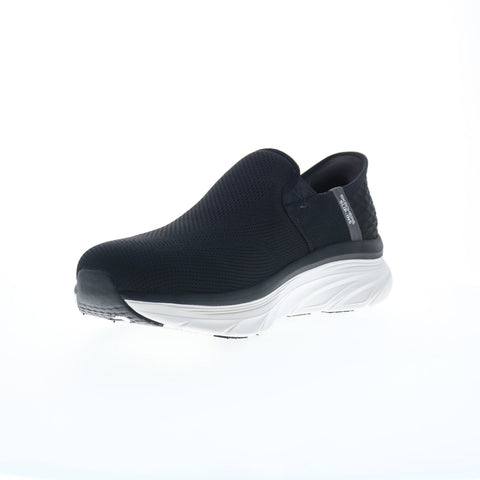 Skechers D Lux Walker Orford Mens Black Extra Wide Lifestyle Sneakers Ruze Shoes