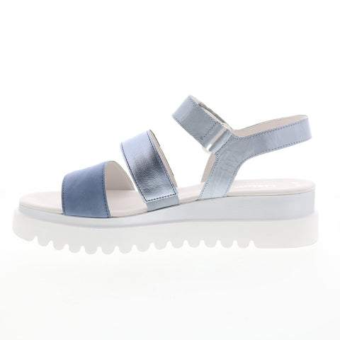 Gabor 24-610-66 Womens Gray Strap Sandals Shoes