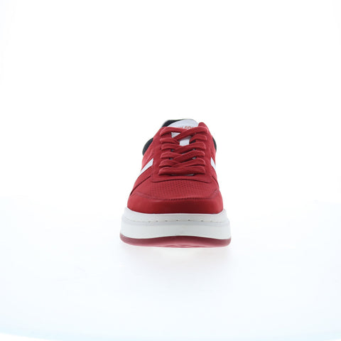 Stacy Adams Currier 25515-600 Mens Red Leather Lifestyle Sneakers Shoes