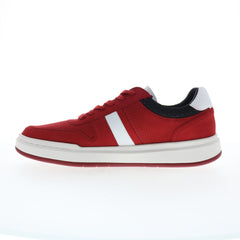 Stacy Adams Currier 25515-600 Mens Red Leather Lifestyle Sneakers Shoes
