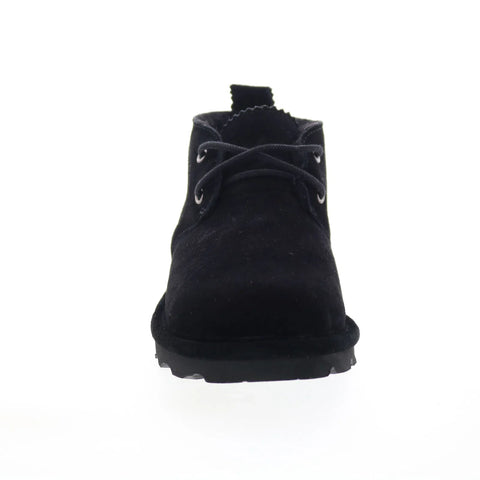 Bearpaw Skye 2578W-011 Womens Black Suede Lace Up Chukkas Boots